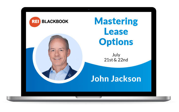 Mastering Lease Options with John Jackson July 21 and 22, 2021