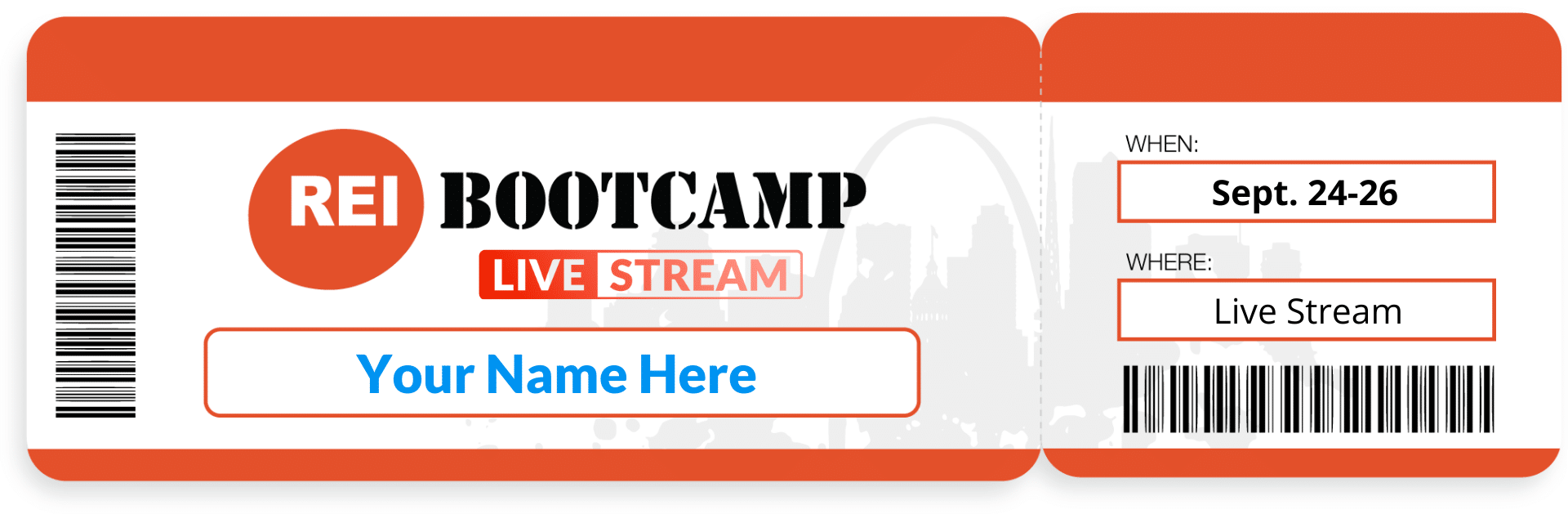 REI Bootcamp Ticket